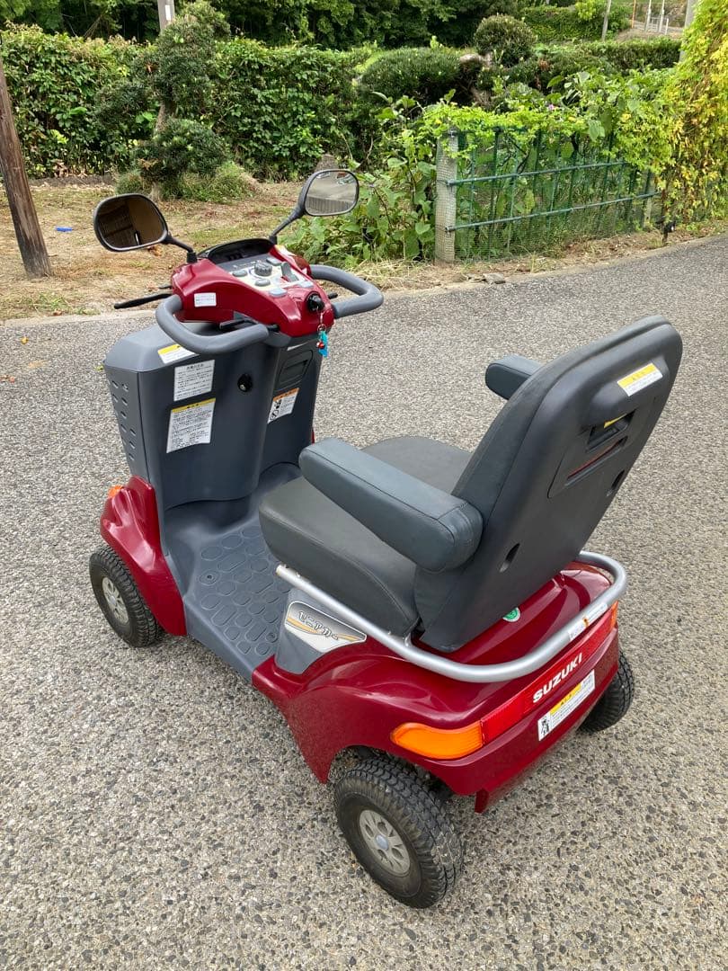 スズキ製　セニアカー　シニアカー　赤　ET4D7