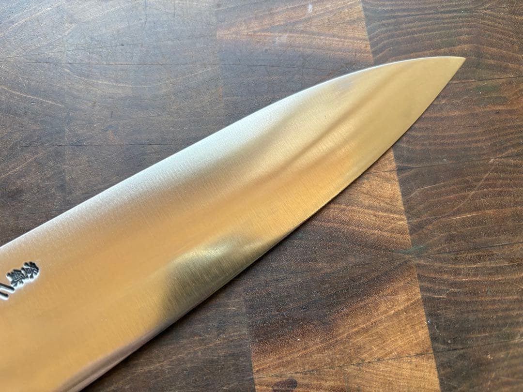 正本総本店　最上　牛刀　195mm 6寸半　包丁　全鋼　洋包丁　未使用　炭素鋼