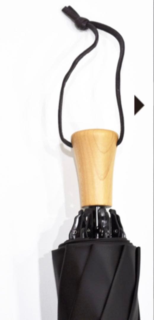 SUN BARRIER 100 フリル付き日傘 手元ストレート 二段折りたたみ