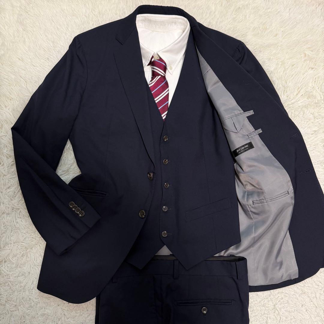 美品Lサイズ相当　麻布テーラー　グランドマーキースーツ　セットアップ　3ピース