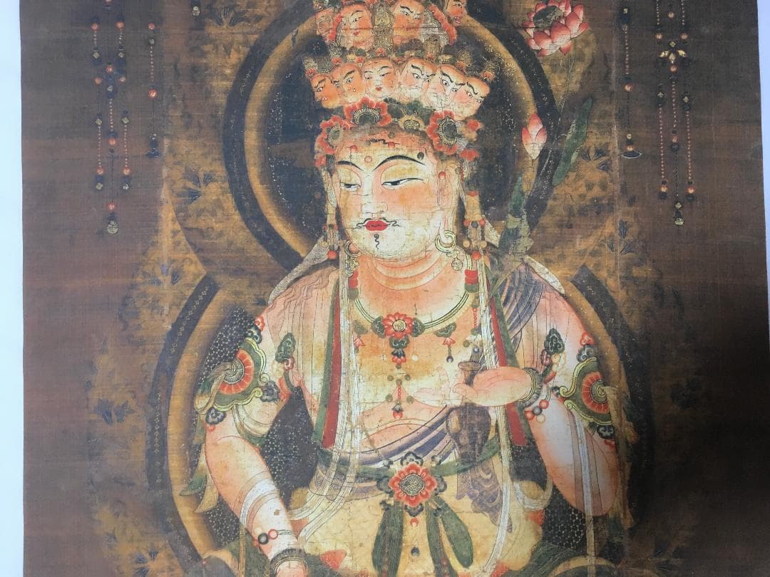 【複製】十一面観音像　平安時代　108×50（㎝）