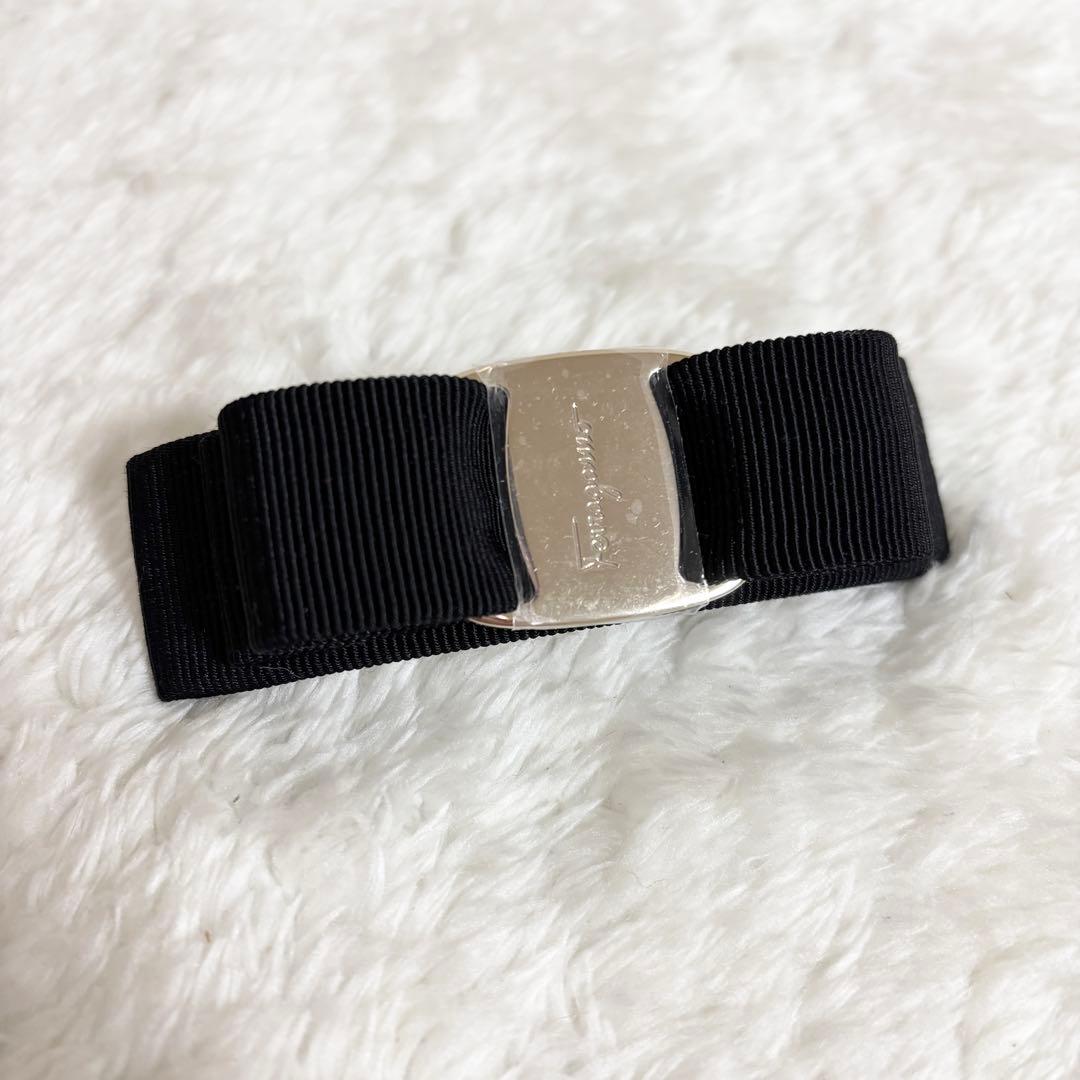 新品未使用【FERRAGAMO】 フェラガモ ヴァラ・リボン バレッタ