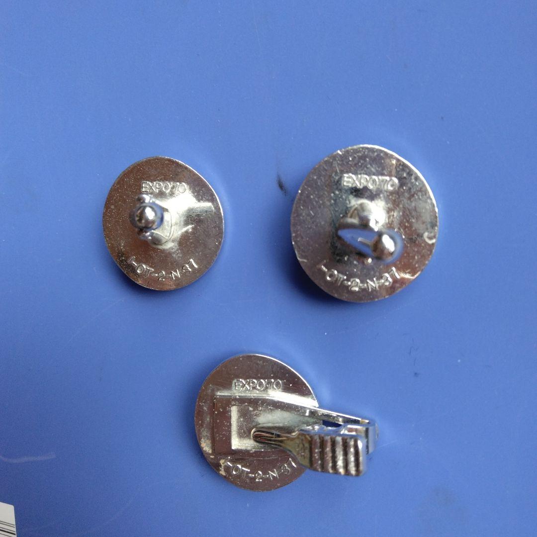 太陽の塔　EXPO 70 カフスボタンとネクタイピンのセット
