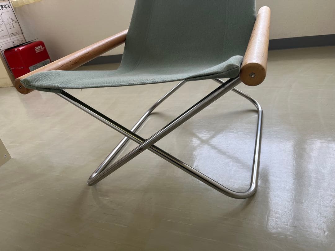 アウトドアチェア グリーン 折りたたみ式