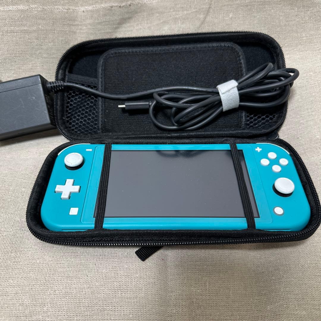 Nintendo Switch Lite ターコイズ 充電器・ケース付き