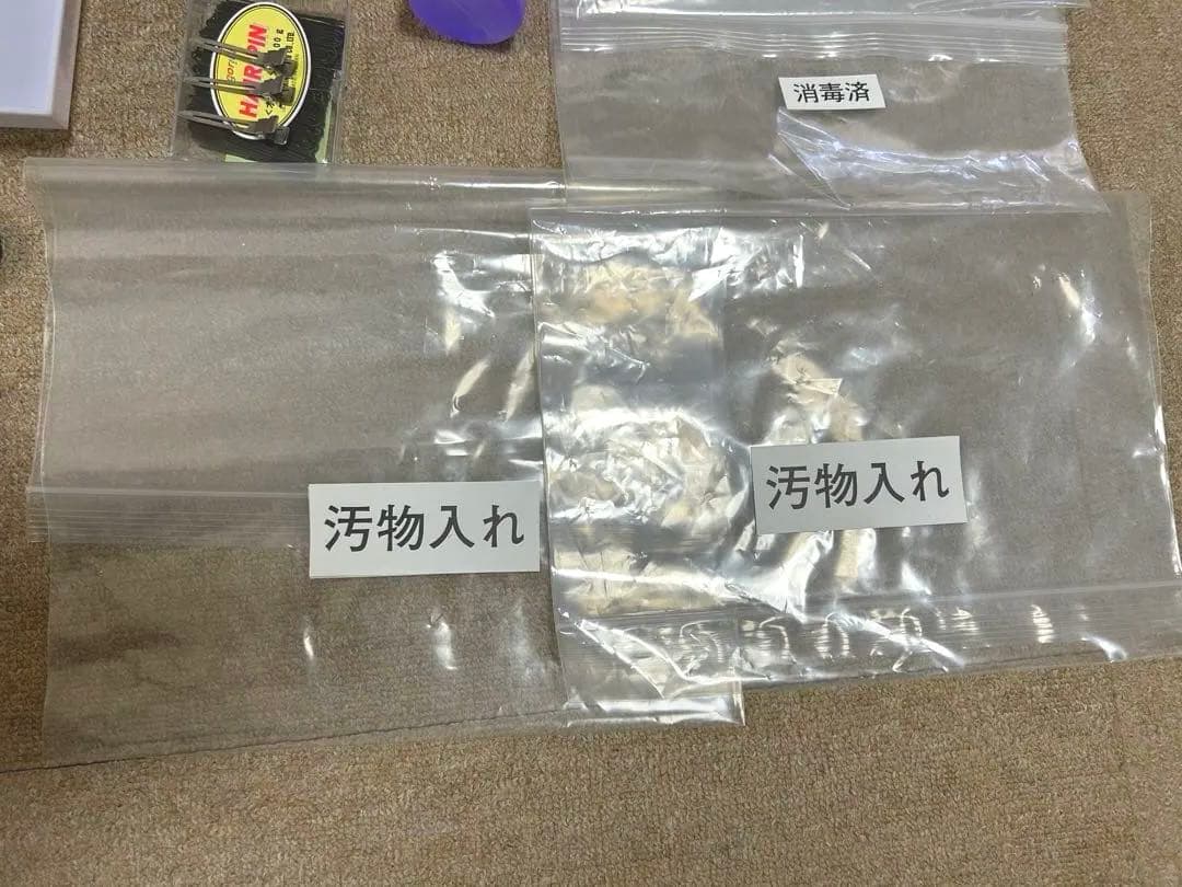 美容国家試験用具セット（スプレーボトル、消毒薬、コーム etc…）