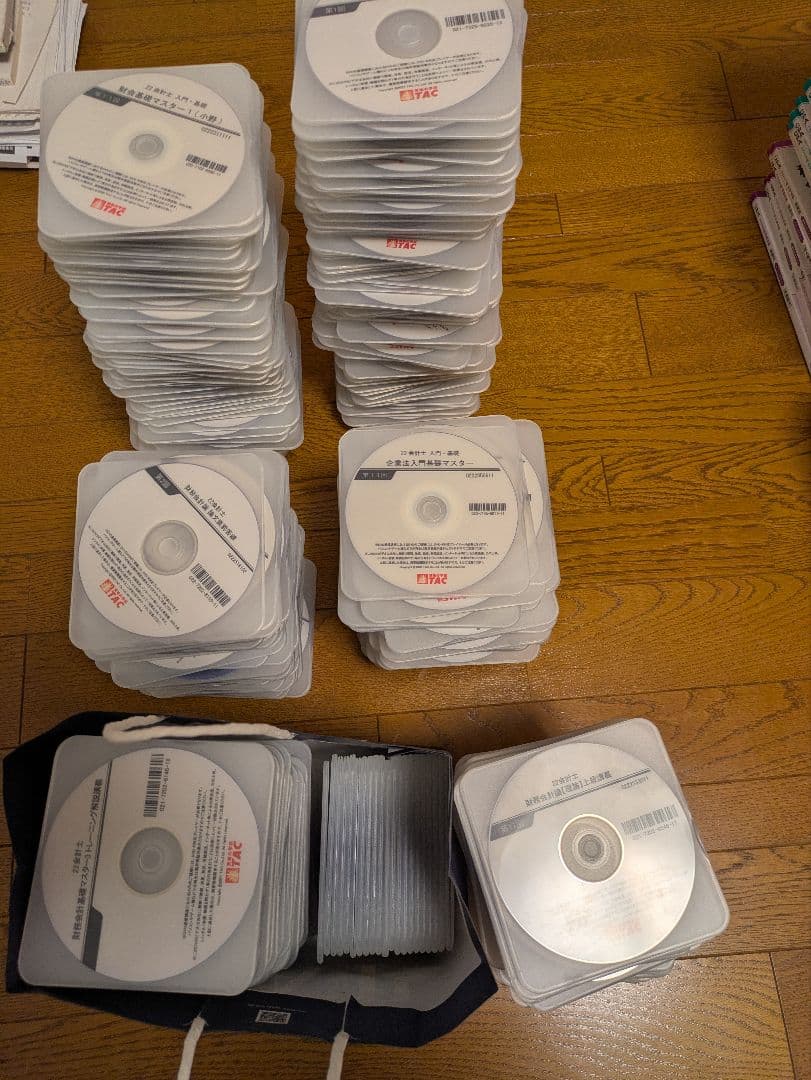 TAC公認会計士講座2022年目標 テキスト、トレーニングなどDVD教材付き