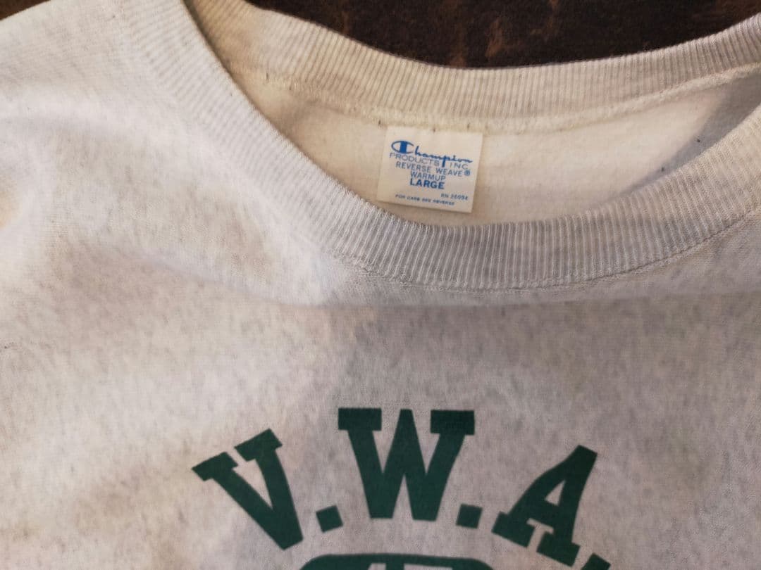復刻Championリバースウィーブ スウェット L 染み込み3段