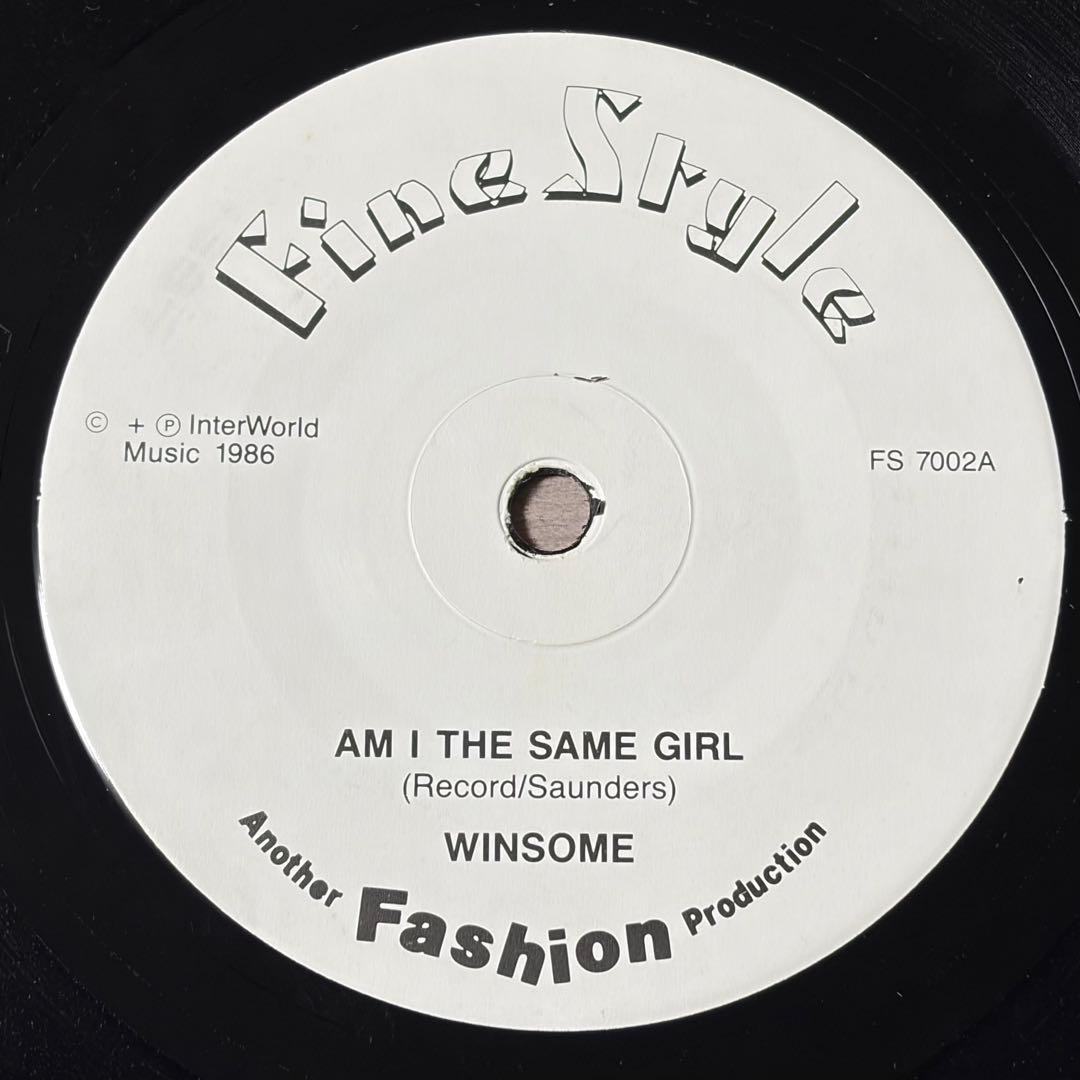 洋楽 7EP Winsome Am I The Same Girl REGGAE