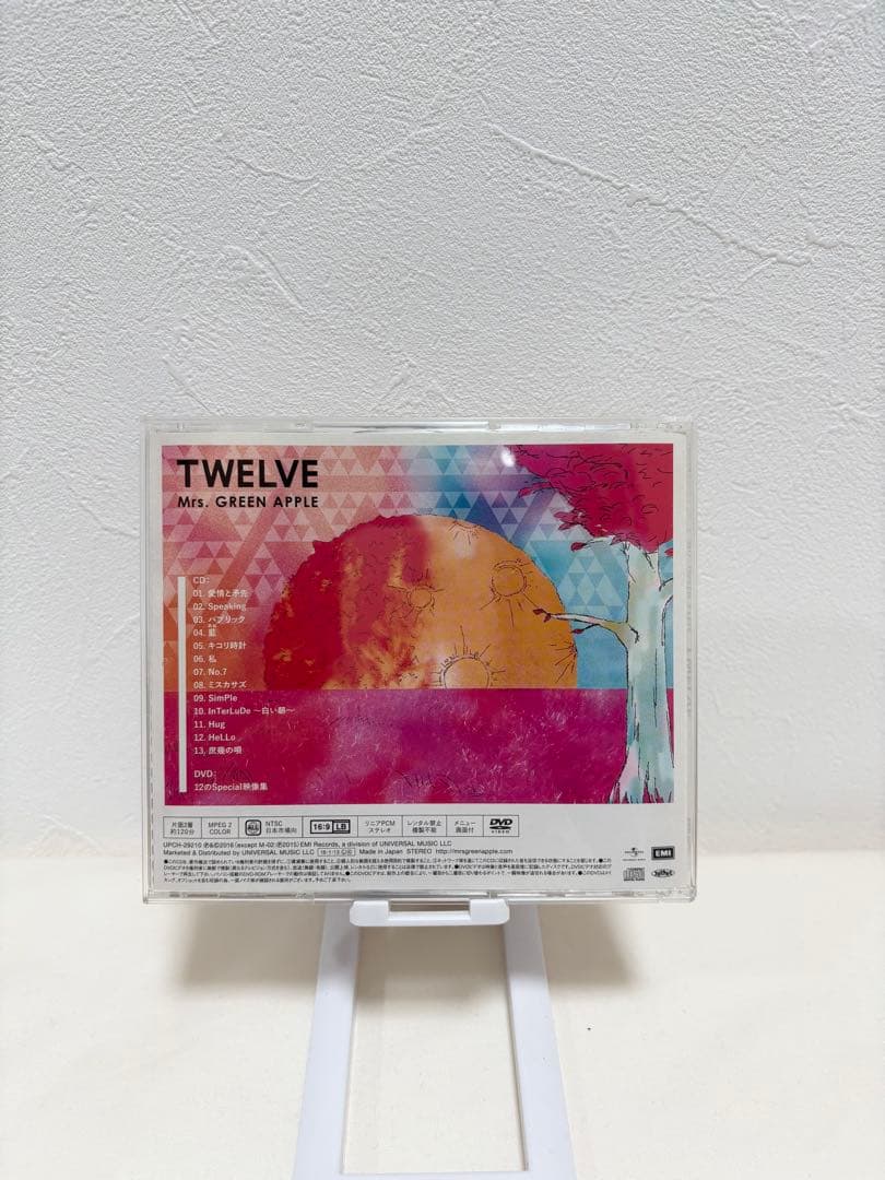 Mrs.GREEN APPLE 1stフルアルバム TWELVE 初回限定盤