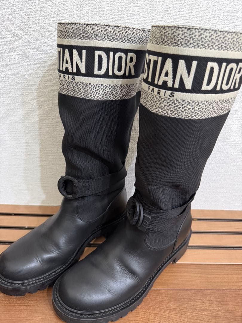 Christian Dior ロングブーツ ブラック