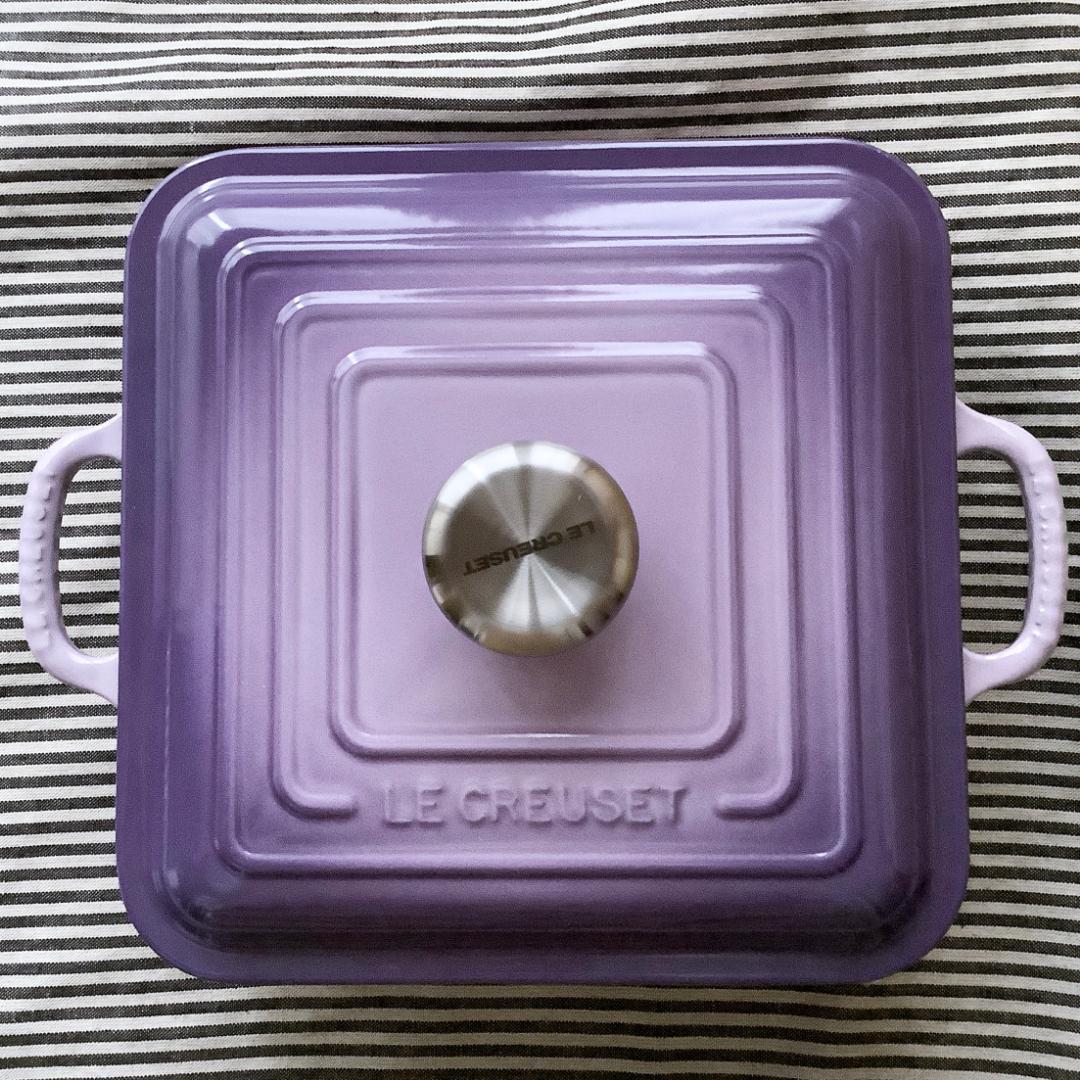 【ルクルーゼジャポン正規品】ココットキャレ/ スクエアココット24センチ