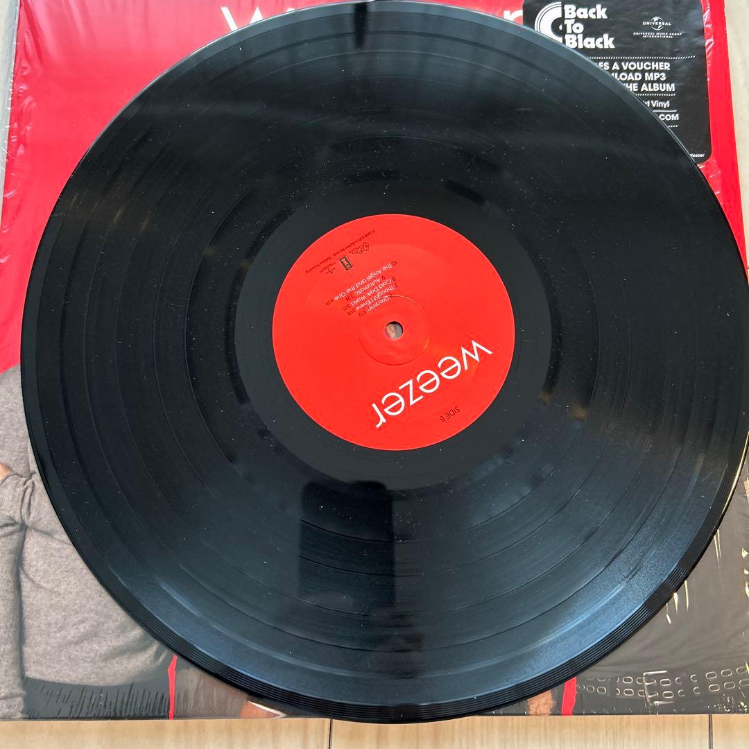 weezer 赤いLPレコード