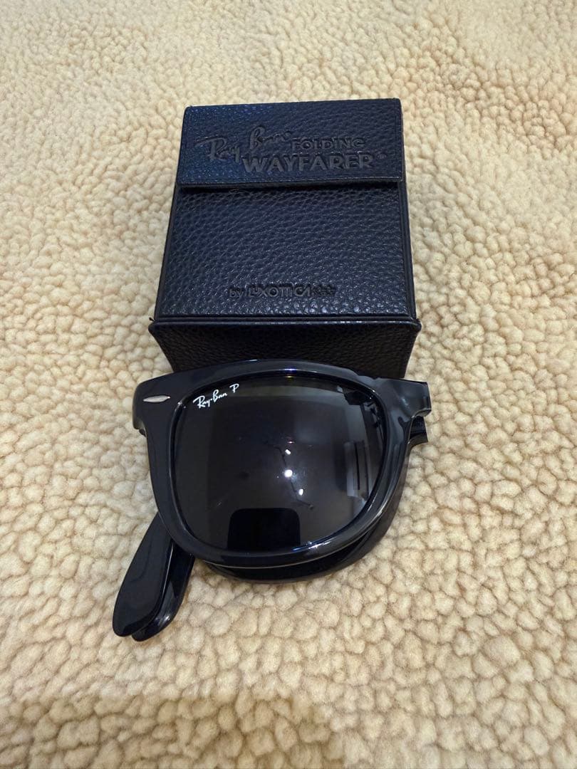 K*E様 Ray-Ban RB4105 フォールディング クラシック P付 ブラ