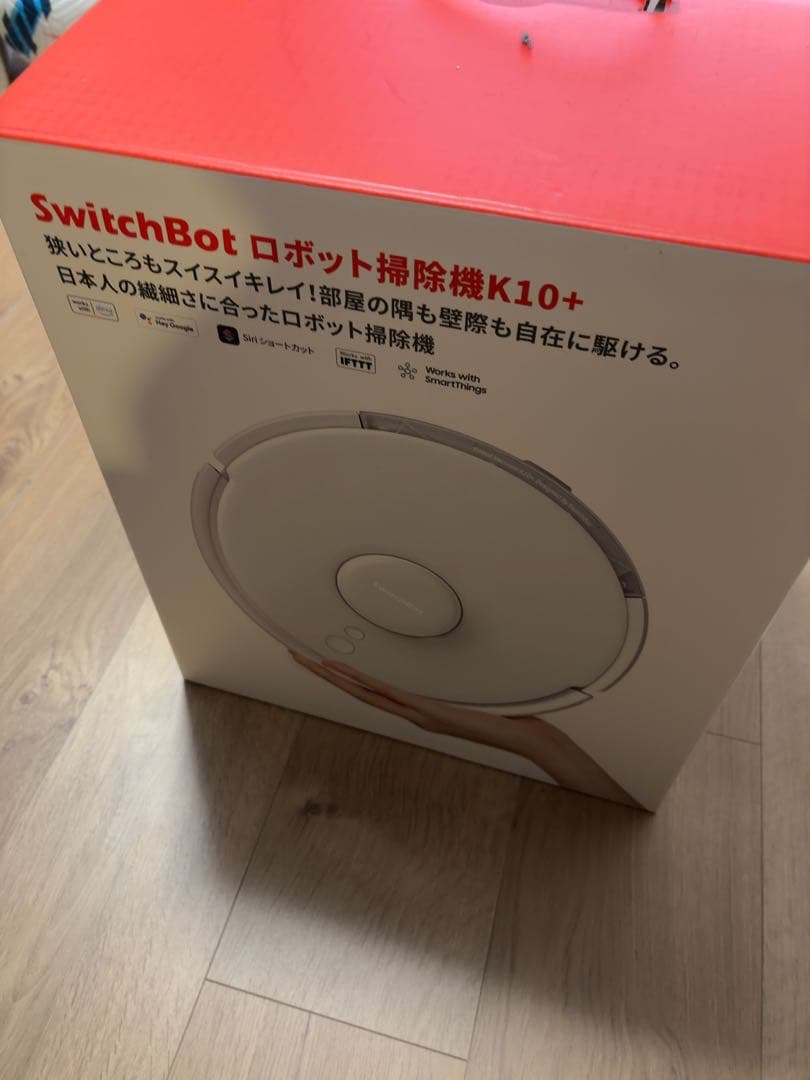 【ジャンク】SwitchBot ロボット掃除機K10＋　アクセサリー付