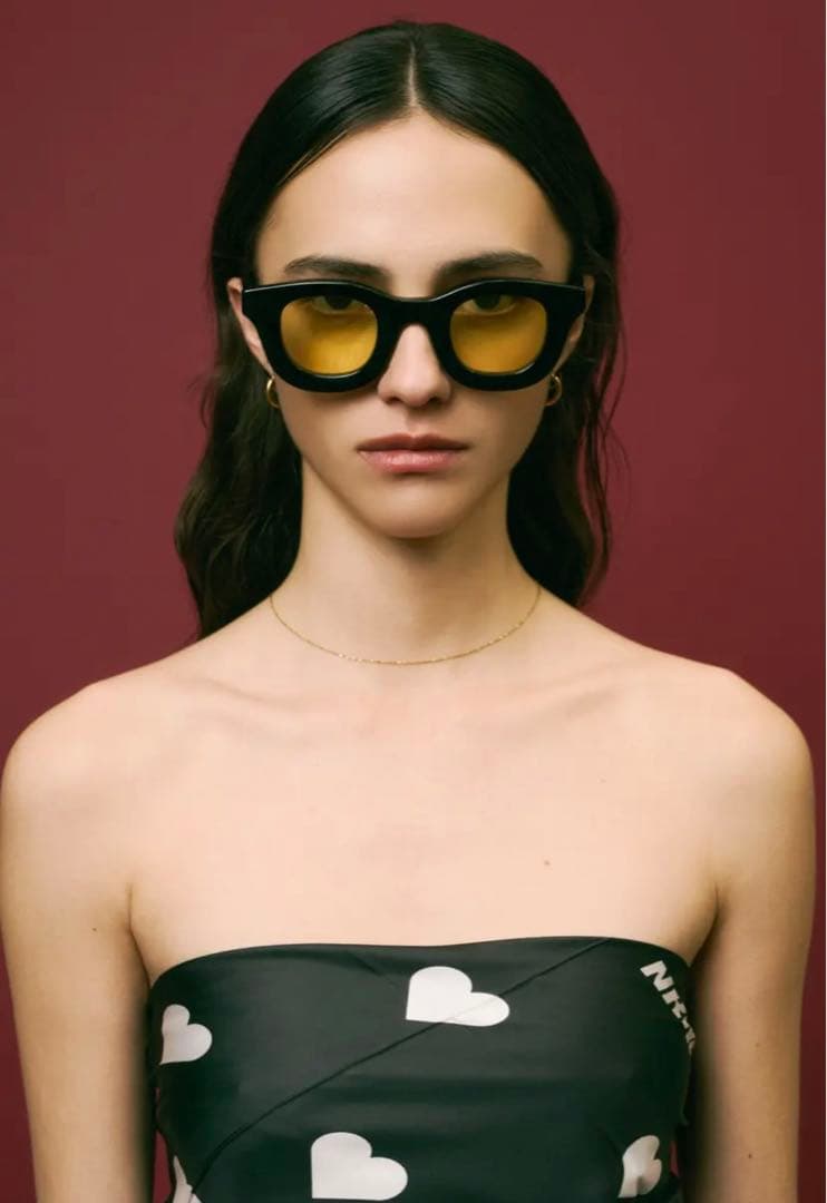 GANIE. ブラックフレーム サングラス