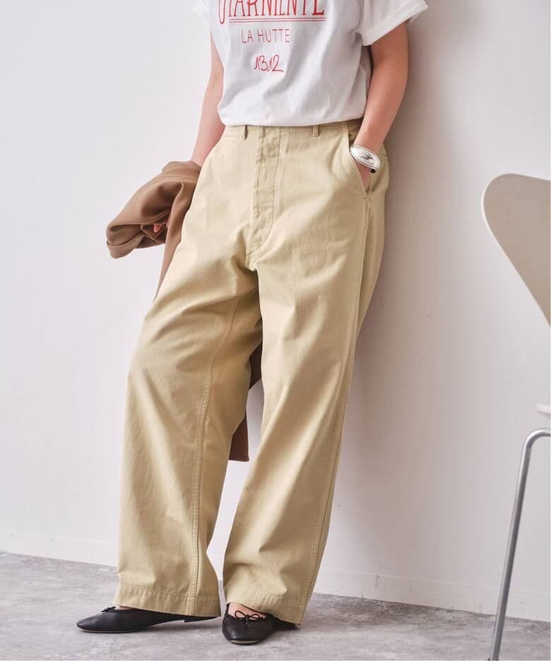 Spick and Span Higuchi×S チノワイドパンツ 38