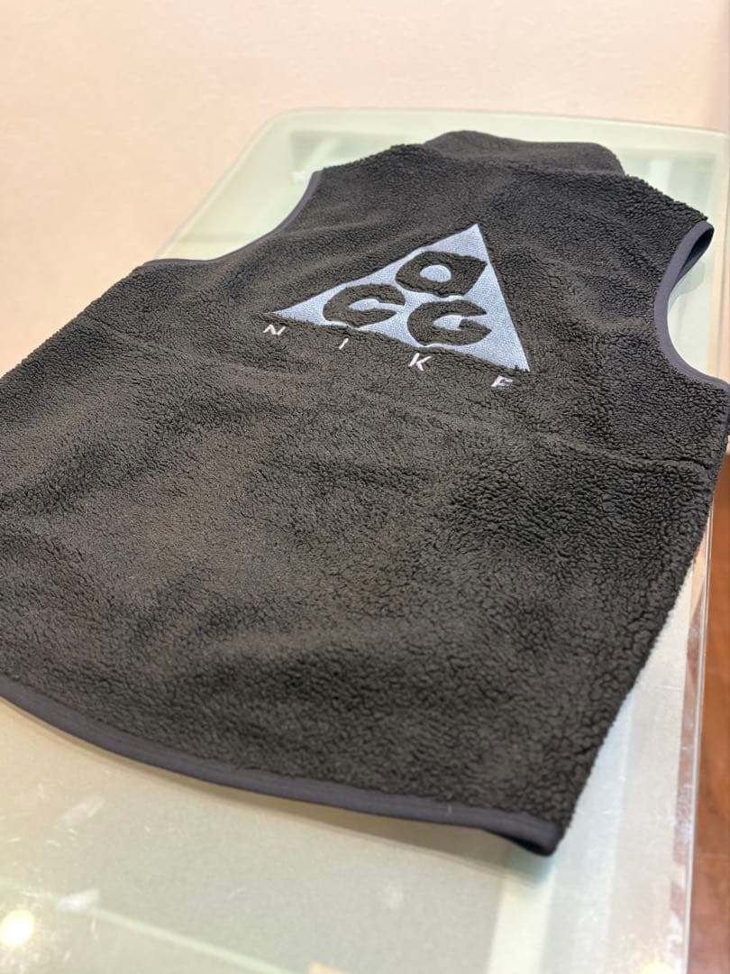 最終価格希少NIKE ACG フリースベスト ブラック Lサイズ