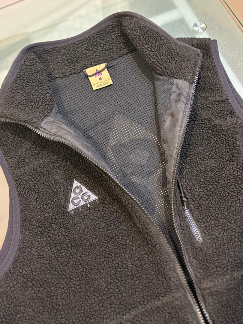 最終価格希少NIKE ACG フリースベスト ブラック Lサイズ