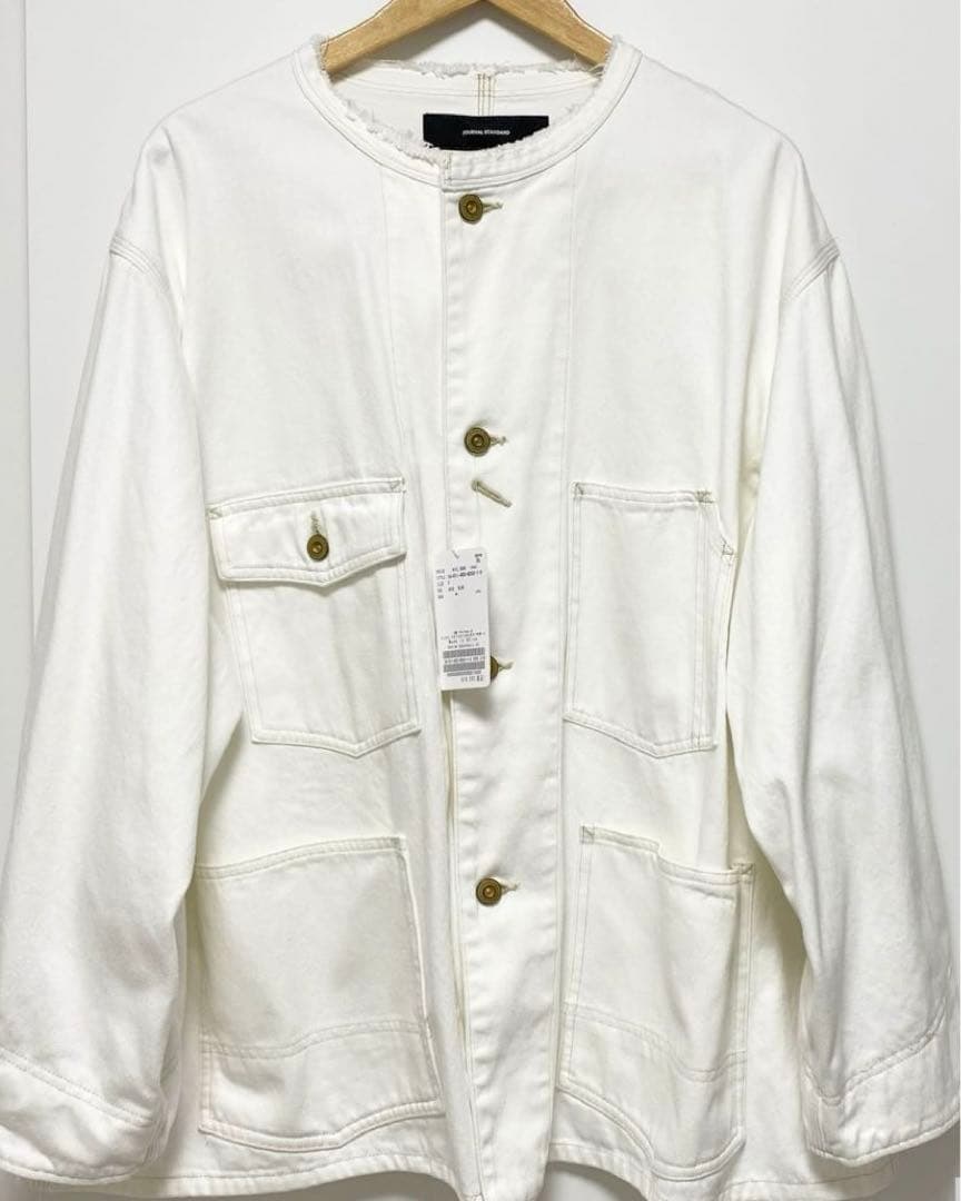 JOURNAL STANDARD デニムカバーオール FREE 生成り ホワイト