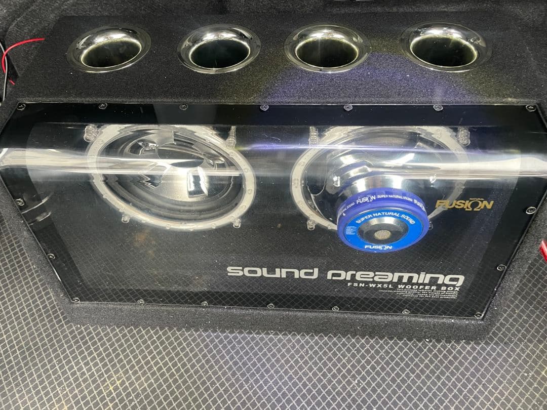 FUSION FSN-WX5L　内蔵アンプウーハー　 (動作確認済み)