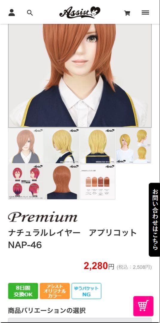 ₹ 様　オーダーウィッグ　専用ページ