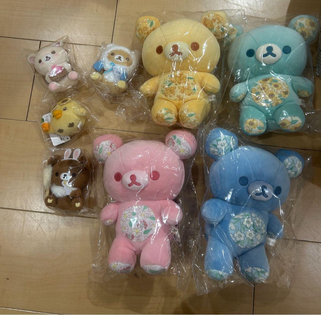 匿名配送 あなたを想うふっくらぬいぐるみ てのりぬいぐるみ ８点セット 新品