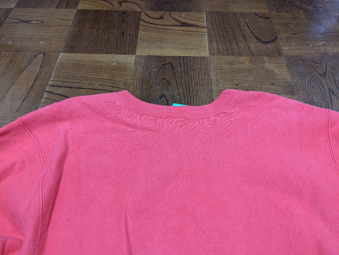 90’s チャンピオン リバースウィーブ 赤 USA製 刺繍タグ