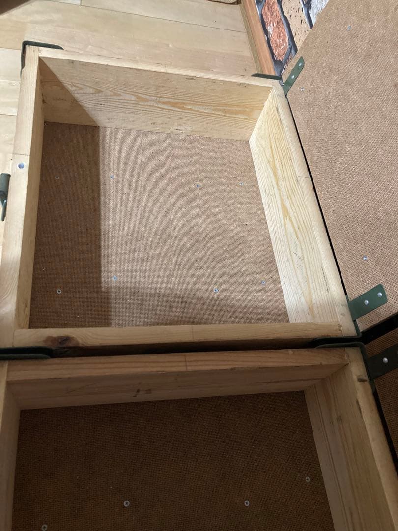 弾薬箱　ミリタリーボックス　収納　ヴィンテージ　軍　木箱　アンモボックス