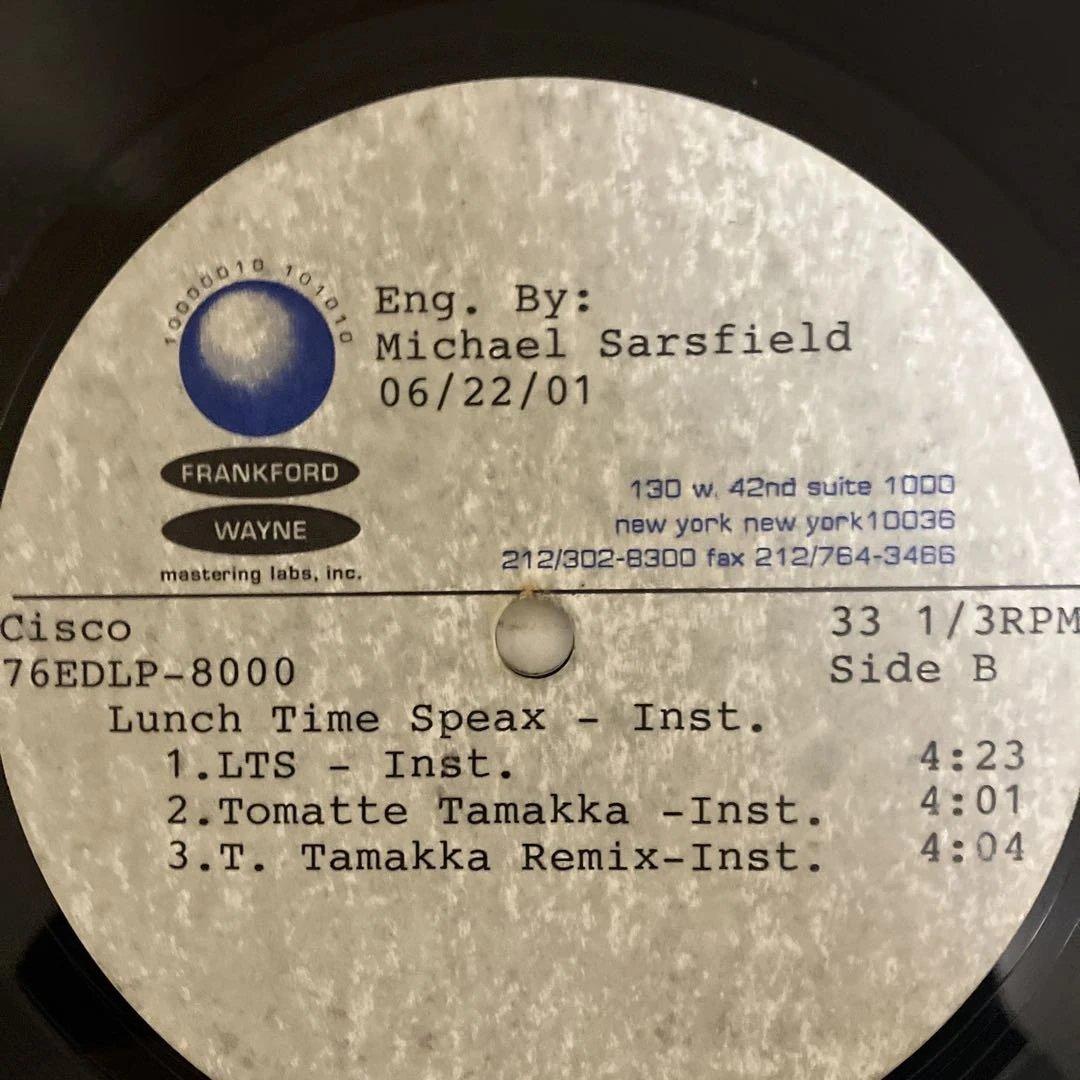 ま*つ様 Lunch Time Speax レア　アセテート盤 3枚SET