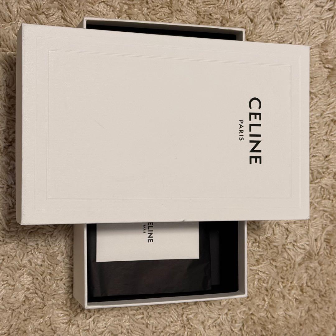 セリーヌ　長財布　人気カラーペブル　セリーヌ銀座シックス店購入 グレージュ