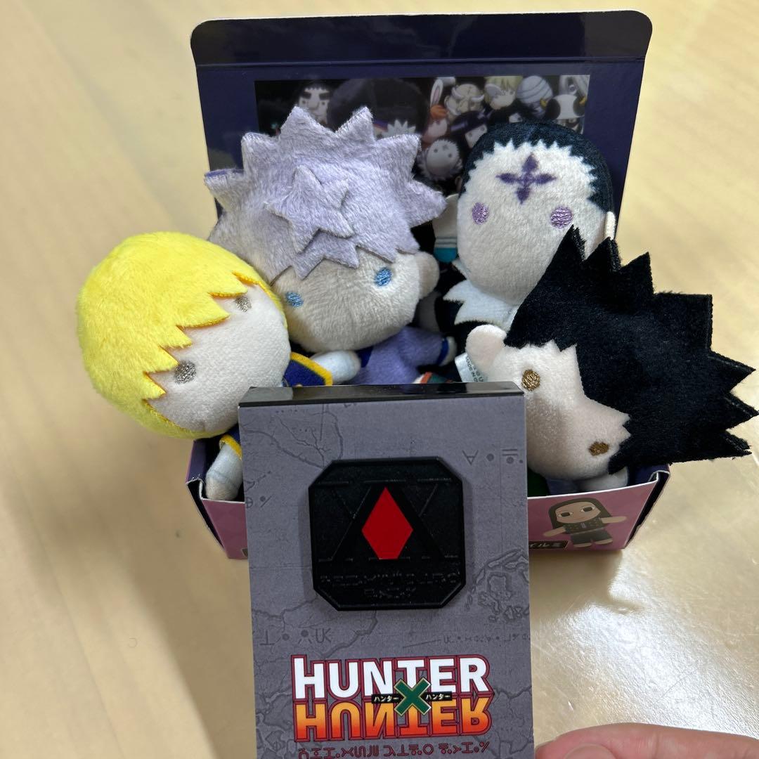 HUNTER×HUNTER ぬいぐるみ セット バッジ付き　ユニバーサルスタジオ