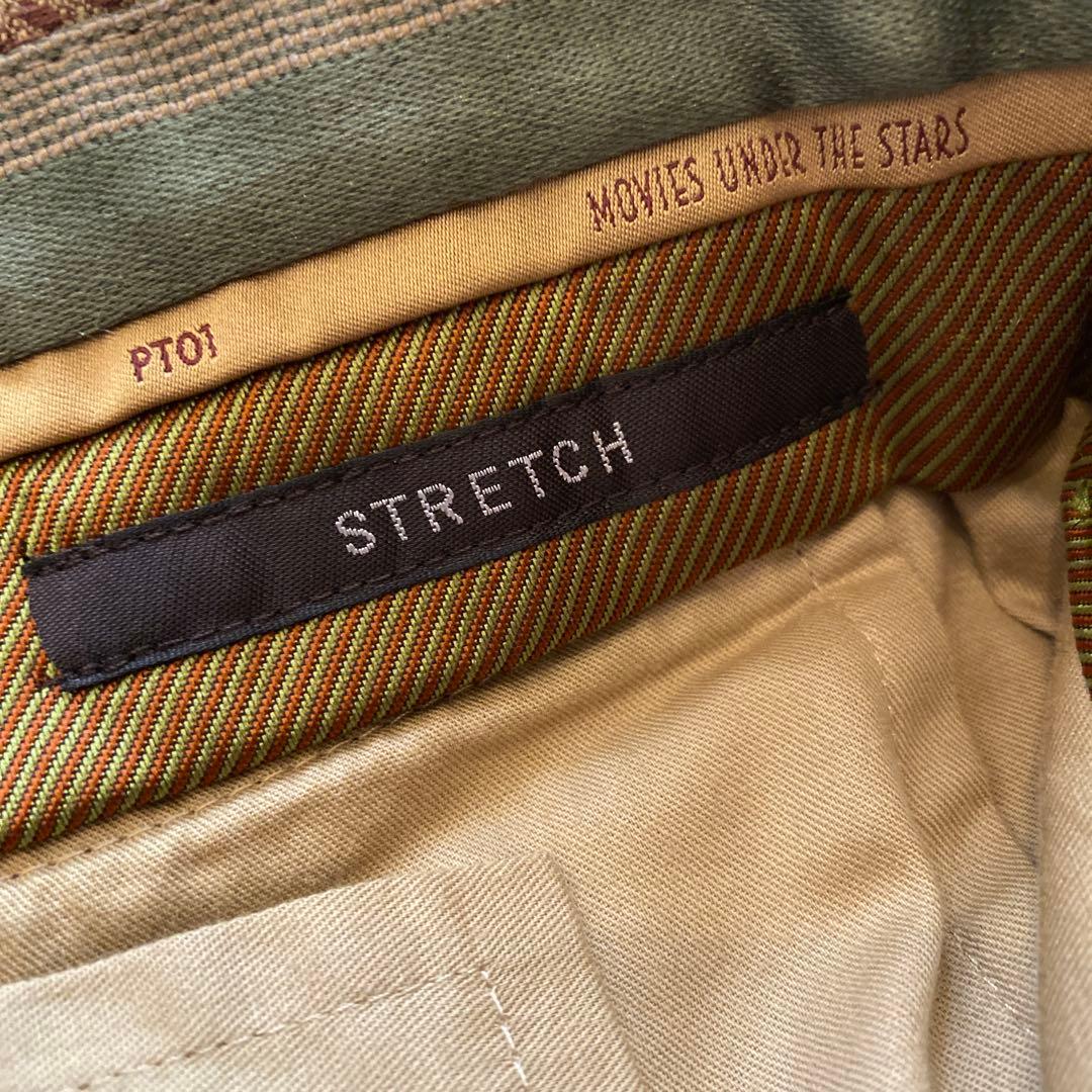 PT01 PREPPY FIT ジャガードパンツ ブラウン 48 L 新品未使用