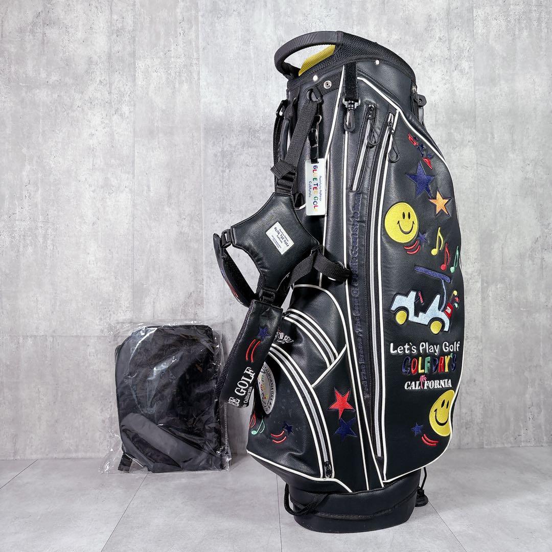 V585 BLUE TEE ゴルフ スタンド式 キャディバッグ スマイル