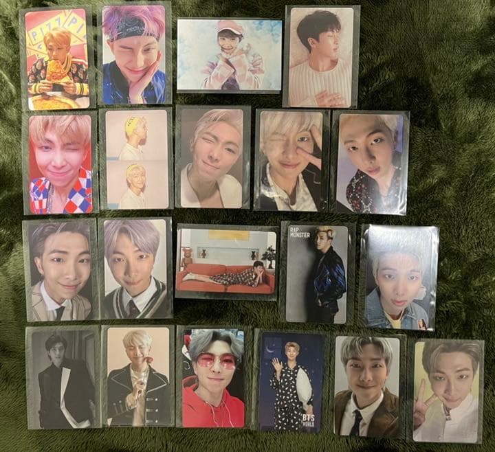 BTS RM ナムジュン トレカ ミニフォト 缶バッチ セット