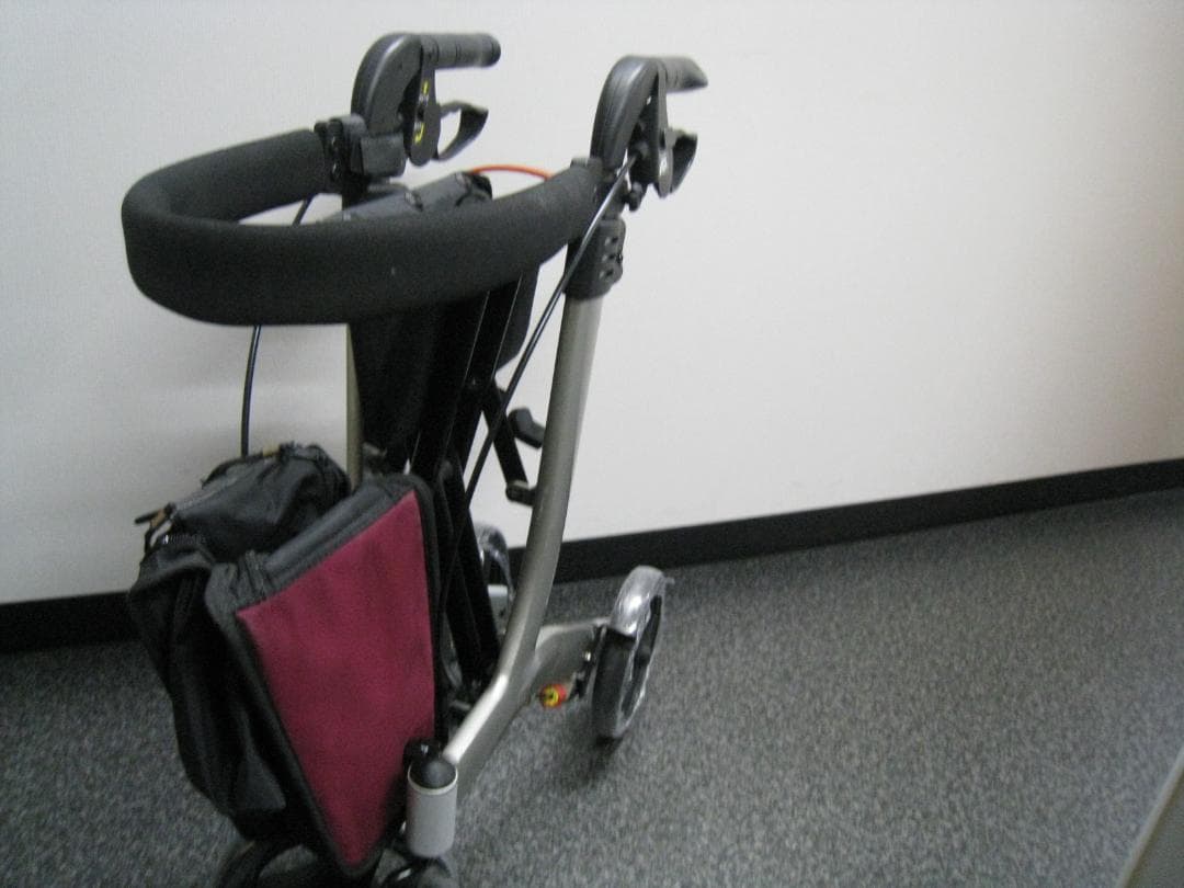 介護用品 歩行車 リトルターン ハイタイプ アロン化成 安寿 ワインレッド