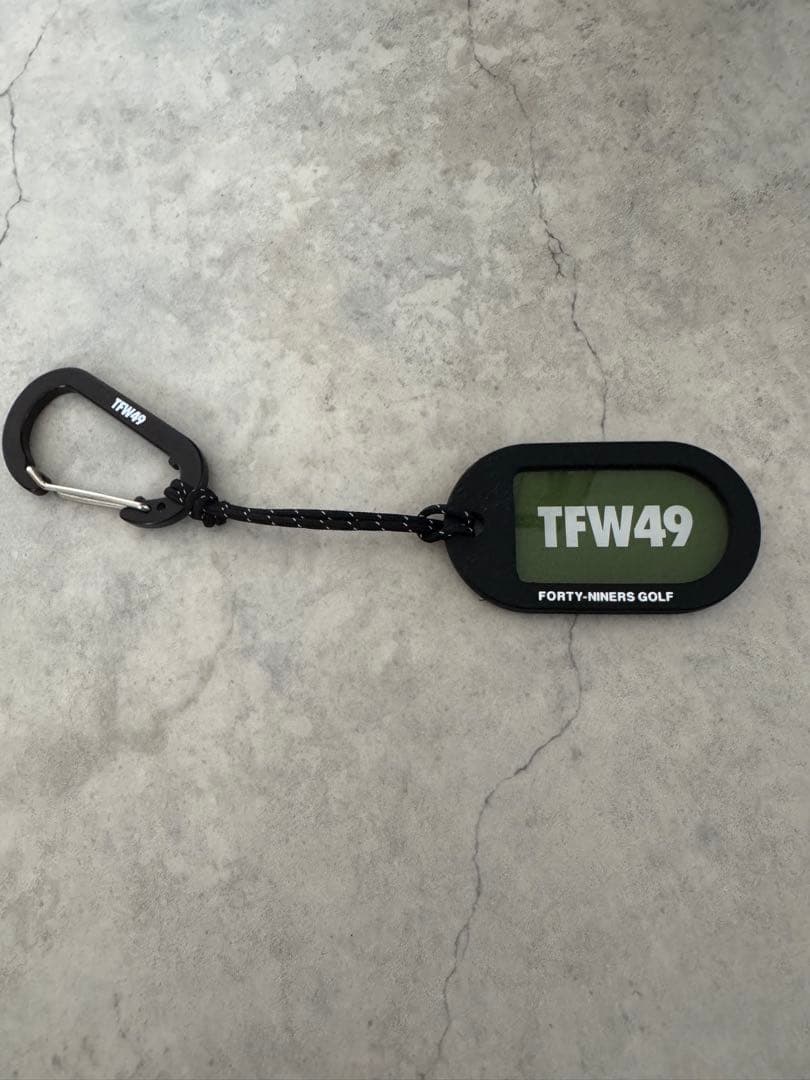 TFW49　キャディーバッグ　ベージュ　ネームタグ付き