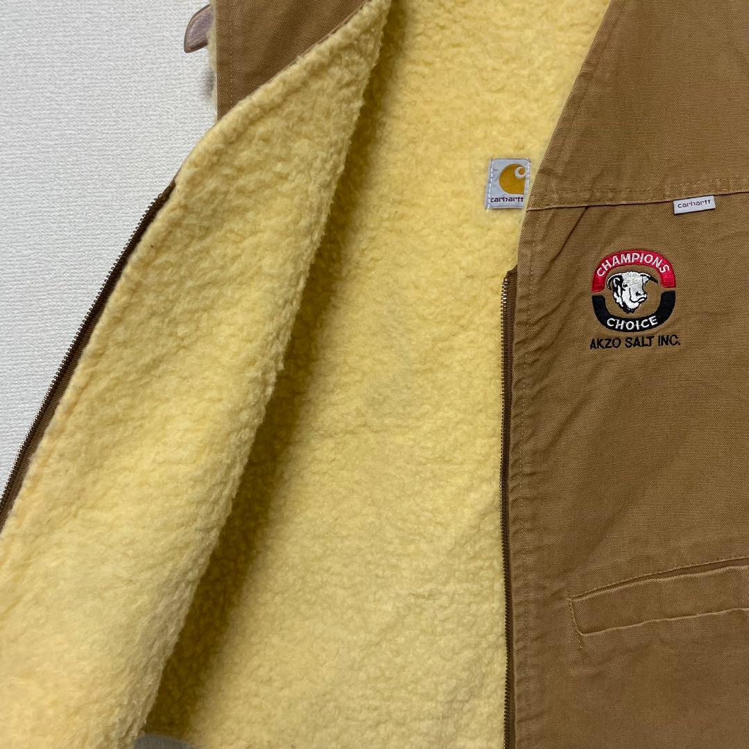 80s USA製 Carhartt × AKZO SALT INC.ダックベスト