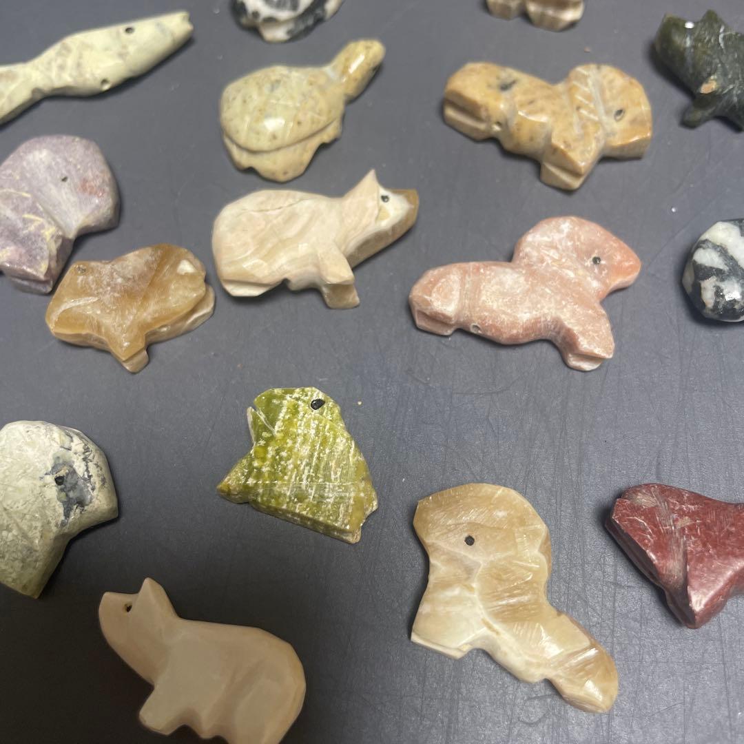 ネイティブアメリカン　フェティッシュ　アニマルストーン