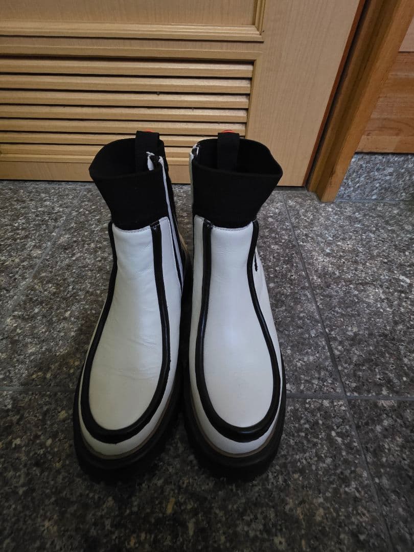 VEGE✕nouer リアルレザーアンクルファーブーツ