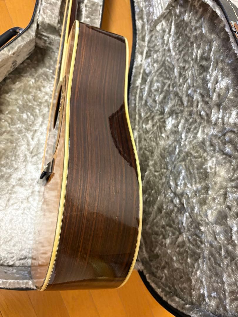 Morris W-50 単板トップ アコースティックギター 専用ハードケース付