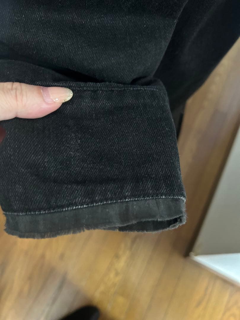 anuke アンヌーク　ブラックデニムジャケット　ほぼ新品