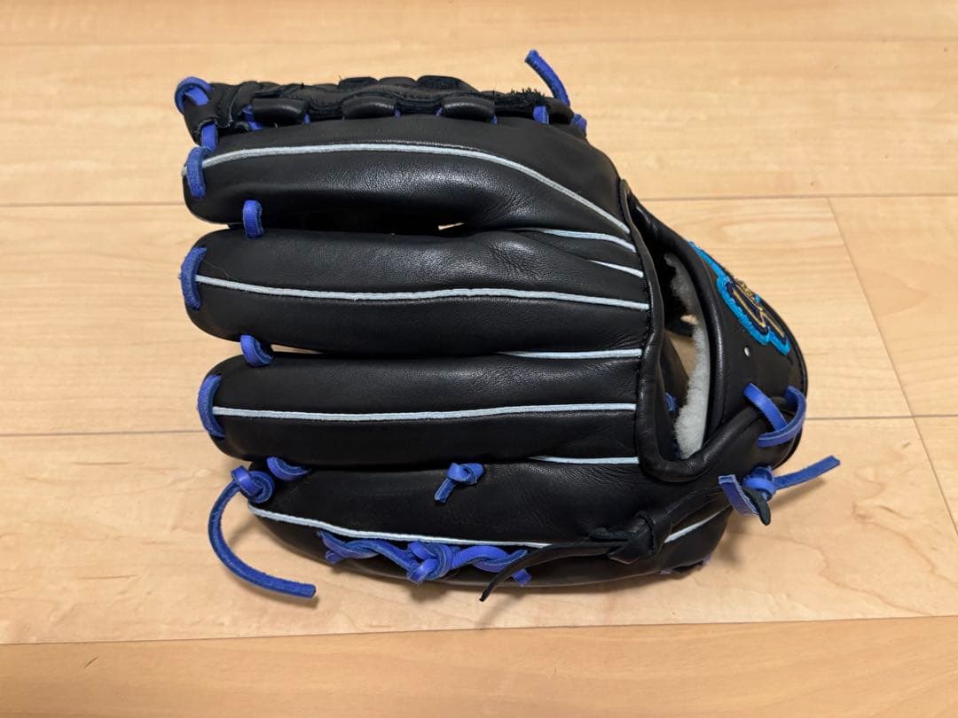 久保田スラッガー軟式グローブ 黒/青