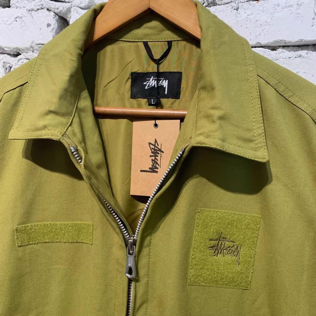 ジャケット・アウター STUSSY FLIGHT BOMBER yellow Size L