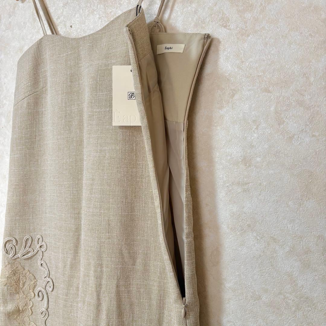 〖Eaphi〗EMBROIDERY LINEN LIKE ONEPIECE┋２