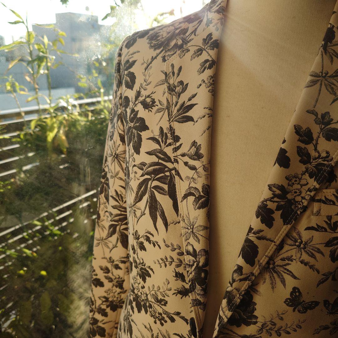 GUCCI.グッチ.花柄テーラードジャケット.