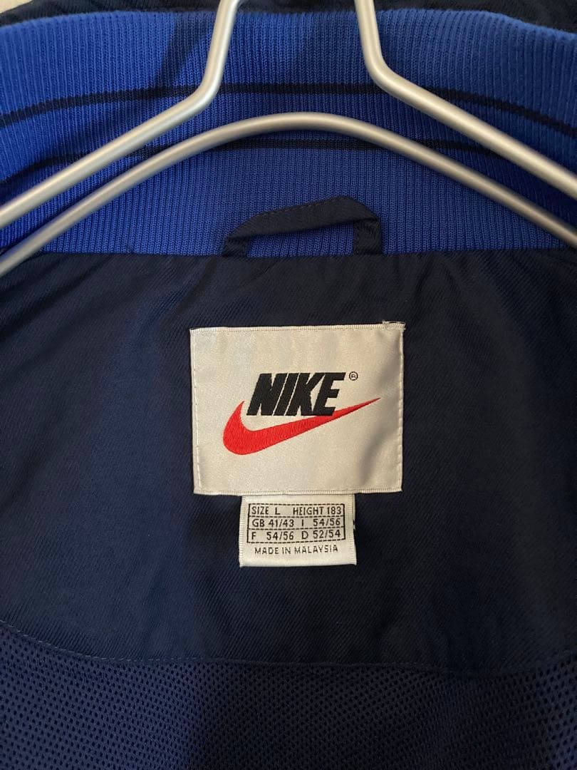 OLD NIKE ナイキ　SET UP セットアップ　ナイロン　刺繍ロゴ　銀タグ