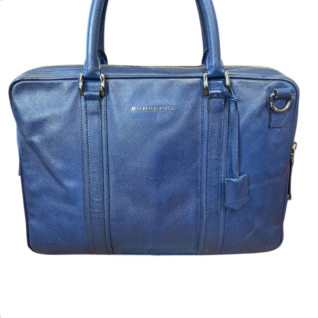 Burberry ビジネスバッグ　ブリーフケース A4収納可能 リペア品