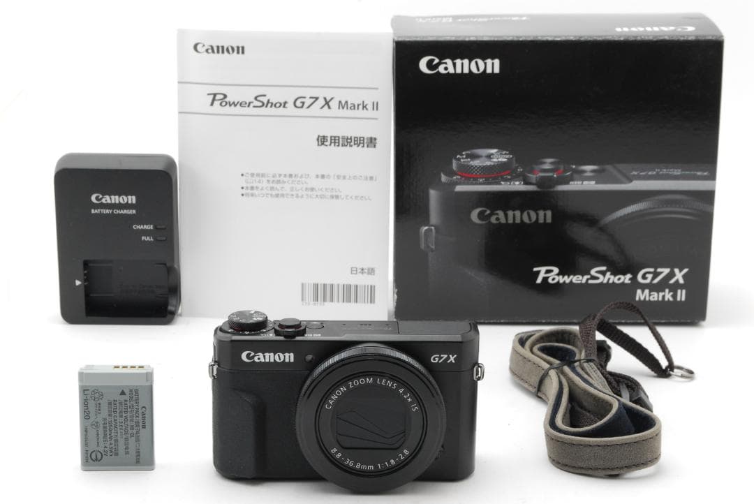 【美品 箱付き】 Canon Powershot G7X Mark II
