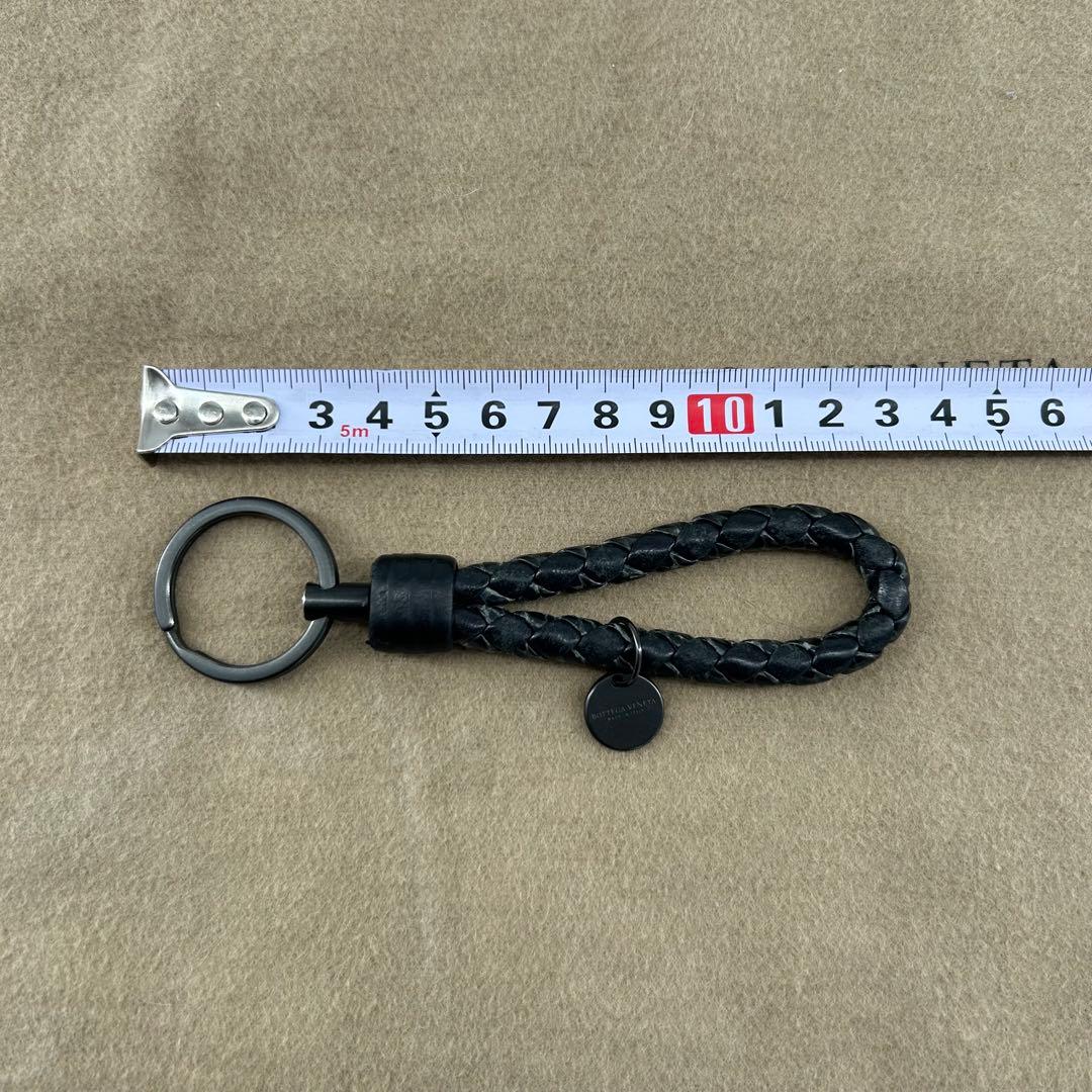 ✨希少✨ボッテガヴェネタ　キーリング　イントレチャート　パイソン　ブラック